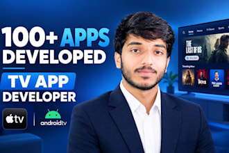 develop flutter android TV app apple TV smart TV iptv apps