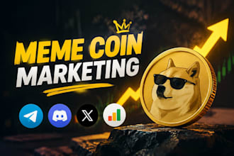 promote solana meme coin with crypto marketing and community growth