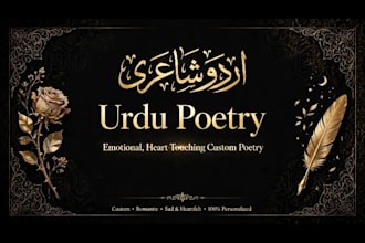 write emotional urdu poetry and quotes for you