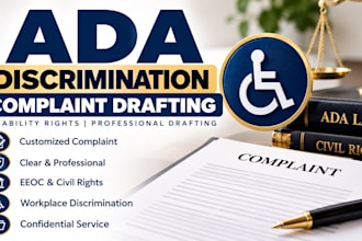 draft an ada discrimination complaint