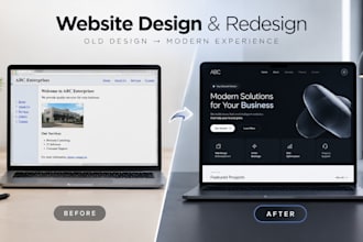 create and redesign animated websites with interactive UI