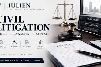 civil litigation attorney in ca,ny for pro se, court documents, lawsuits,appeals