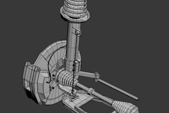 design custom car parts product 3d cad model ready for die casting