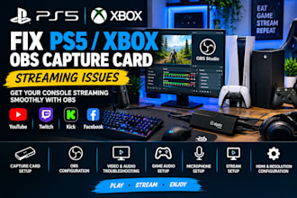 fix ps5 xbox obs capture card streaming issues
