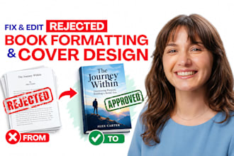 format or fix paperback book cover, resize, book margin, kdp book formatting