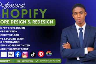 do shopify store design, shopify set up, theme customization