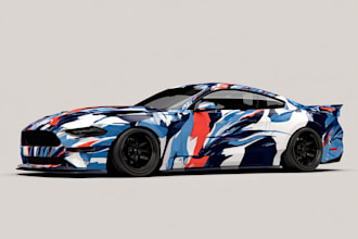 awesome car wrap design and vehicle wrap design