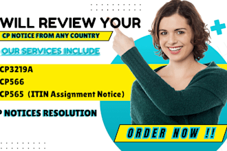 with itin irs cp notices and caa notice assistance
