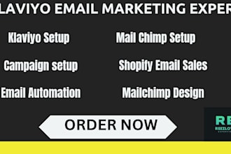setup klaviyo email marketing flows