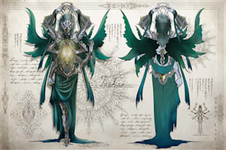 create design of your creature or oc