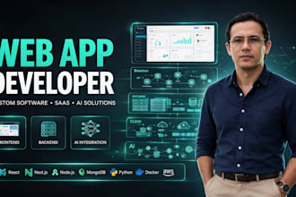 develop custom web application, ai powered software developer for saas ai agents