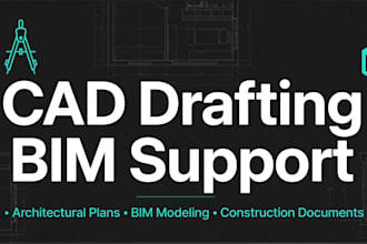 draft 2d cad drawings floor plans and as builts in autocad and revit