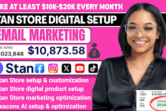 setup stan store email marketing, stan store marketing, beacons ai,gumroad store