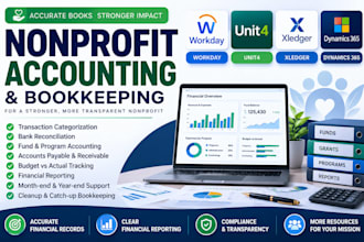 do nonprofit accounting bookkeeping in workday unit4 xledger and dynamics 365