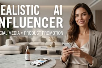 create realistic ai influencers for social media and your products