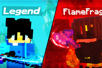 design a professional minecraft youtube thumbnail