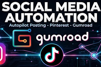 automate your social media pinterest and gumroad