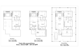 create a professional 2d interior design and furniture layout