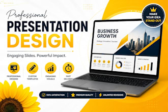 design powerpoint presentation and pitch deck