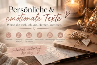 write heartfelt and personal messages for any occasion
