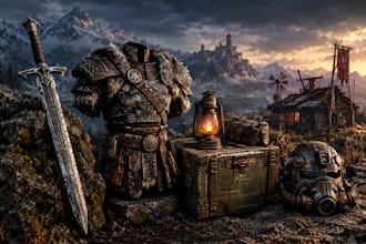 create 3d models and assets for skyrim, fallout, new vegas and mods