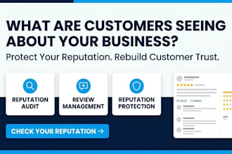 fix your online business reputation and restore customer trust