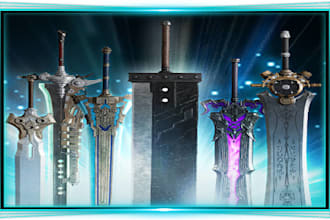 design custom roblox weapons, guns, swords and game assets