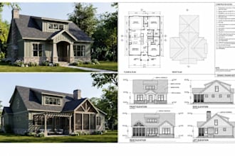 create construction electrical drawings, mep, plumbing and hvac plans