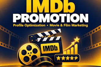 do imdb optimization, imdb profile and movie promotion marketing