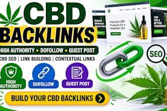 build high authority cbd backlinks, dofollow guest post seo, cbd link building