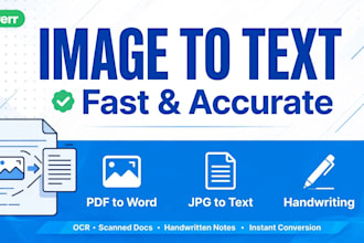 convert image to text, image to word accurately and fast