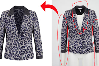 do ghost mannequin and clothing product photo editing