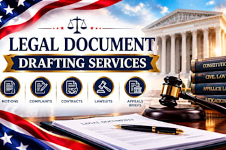 draft legal motions complaints contracts lawsuits and appeals briefs