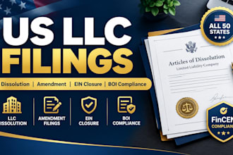dissolve amend register your US llc and file boi report