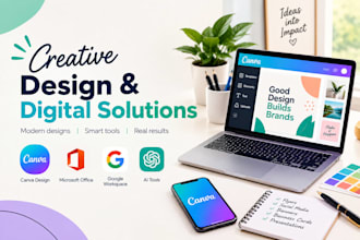 design professional canva graphics with ai