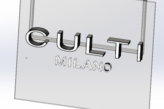 production ready technical drawings for signages to the brands