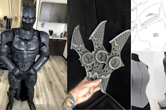 create custom cosplay armor, costume piece wearable cosplay custom fitted armor