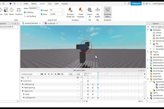 develop roblox game systems, scripts and animations