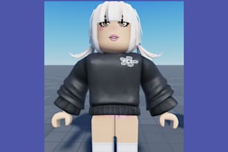 create 3d roblox layered clothing model, 3d roblox accessories in r6 or r15