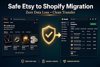 safely migrate your etsy shop to shopify without losing products