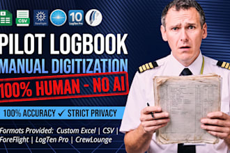 digitize, update, and audit your pilot flight logbook accurately