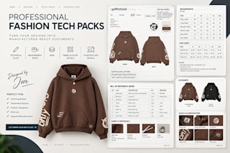 clothing tech pack fashion tech pack and apparel tech pack