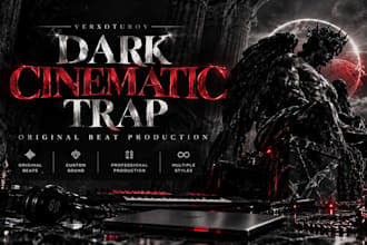 produce an original dark cinematic trap beat in fl studio
