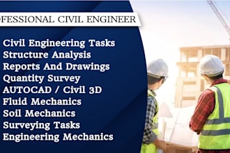 do civil and structural engineering calculations, reports, and drawings