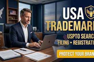 do USA trademark search, uspto filing and trademark registration