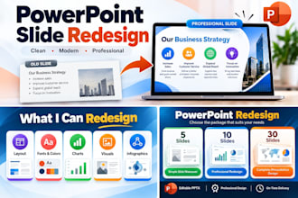 redesign your powerpoint presentation slides professionally