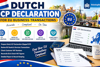 prepare dutch icp declaration for eu business transactions