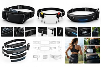 design running waist belts, race belts and smart sports accessories products