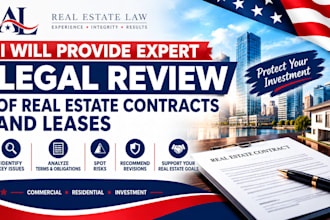 provide expert legal review of real estate contracts and leases