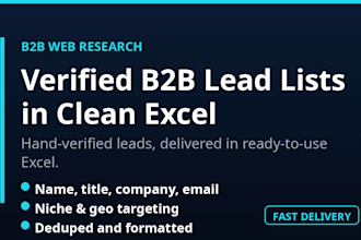build a verified healthcare b2b lead list with emails